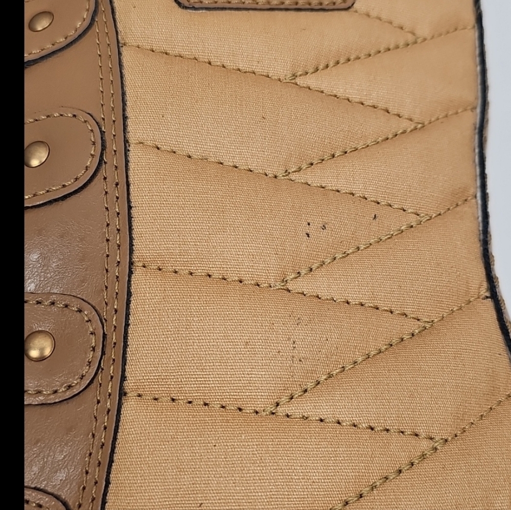 NIB Sorel Tofino II Waterproof Boots Size 6 Curry Fawn Insulated Quilted Leather - Picture 11 of 15